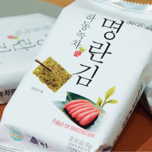Hadong Green Tea Mentaiko Seaweed ~72 Bags IU Seaweed Seasoned Lunch Box Seaweed IU Snacks